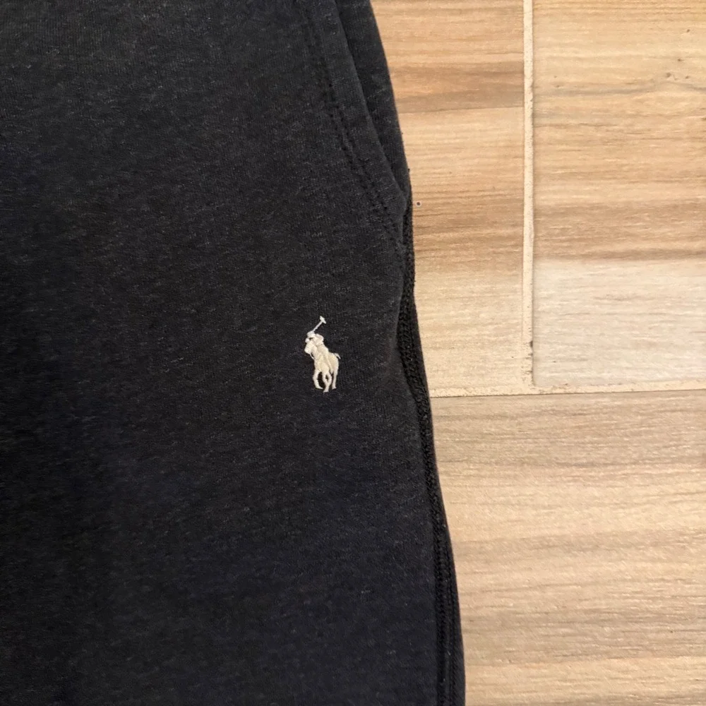 Polo Ralph Lauren Mens Joggers Black Fleece Sweatpants Pony Logo Large